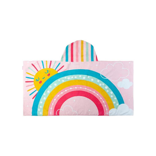 Picture of HOODED TOWEL - RAINBOW